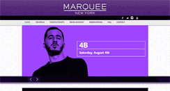 Desktop Screenshot of marqueeny.com